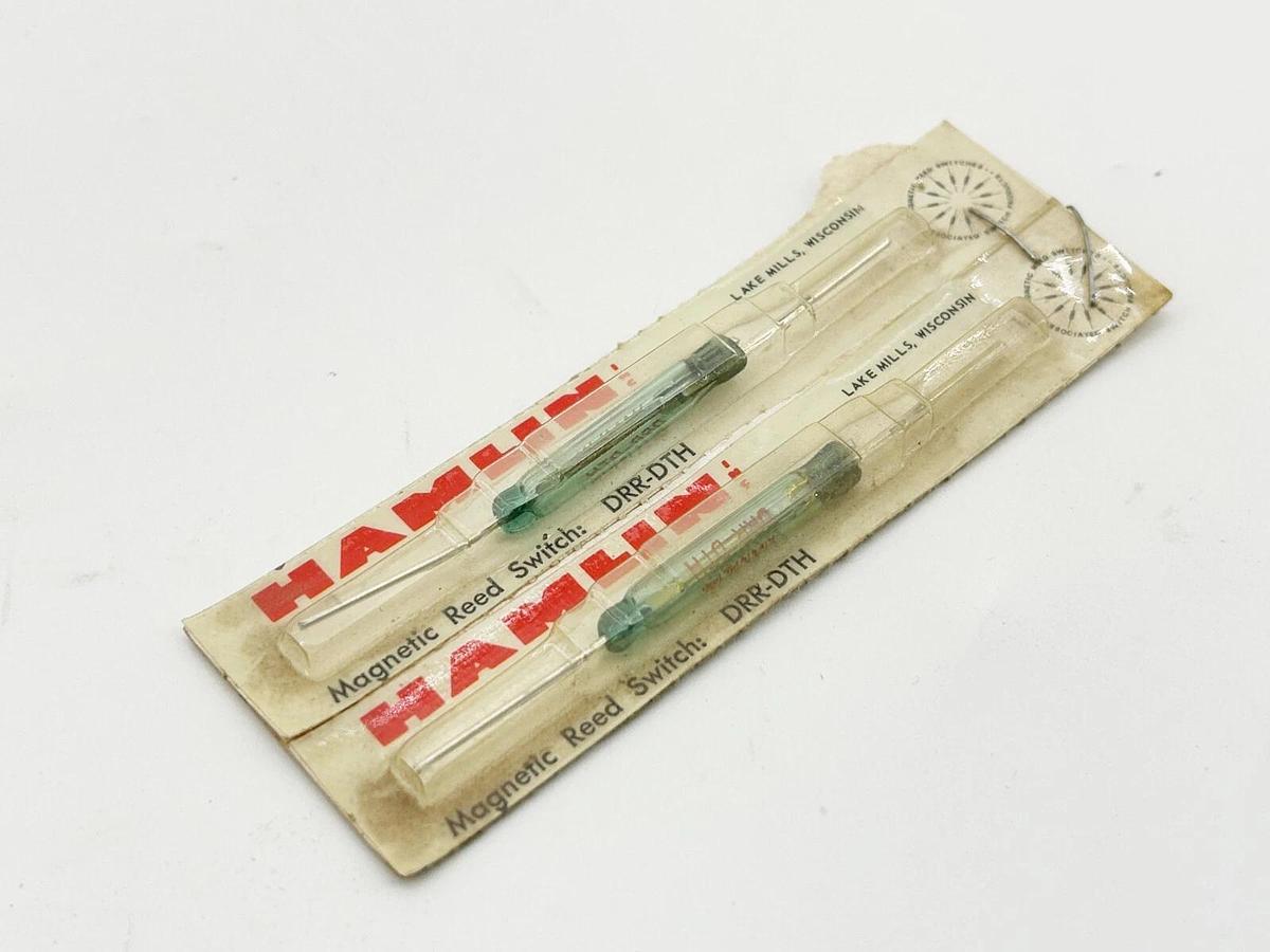 New Lot of 2 Hamlin DRR-DTH Reed Switch 3A 500VDC SPDT-CO