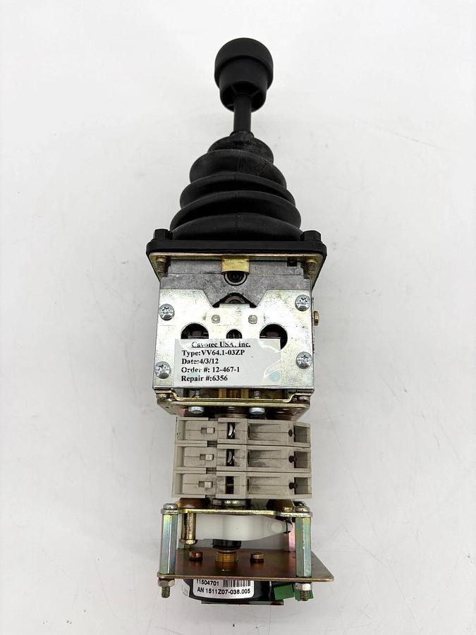 Used Gessmann VV64.1-03ZP Single Axis Controller Joystick Spring Returns to Center