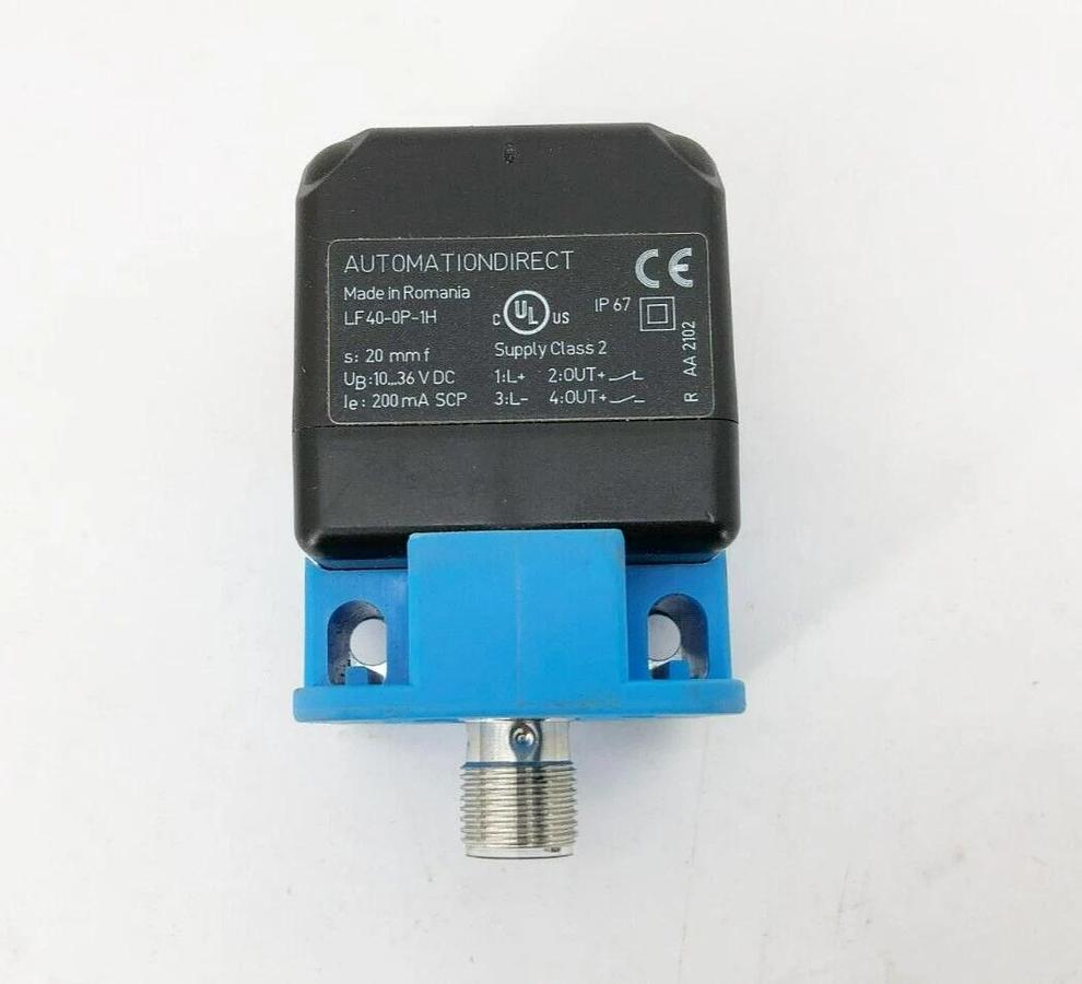 New Automation Direct LF40-0P-1H Inductive Proximity Sensor 10-36VDC 20mm Range