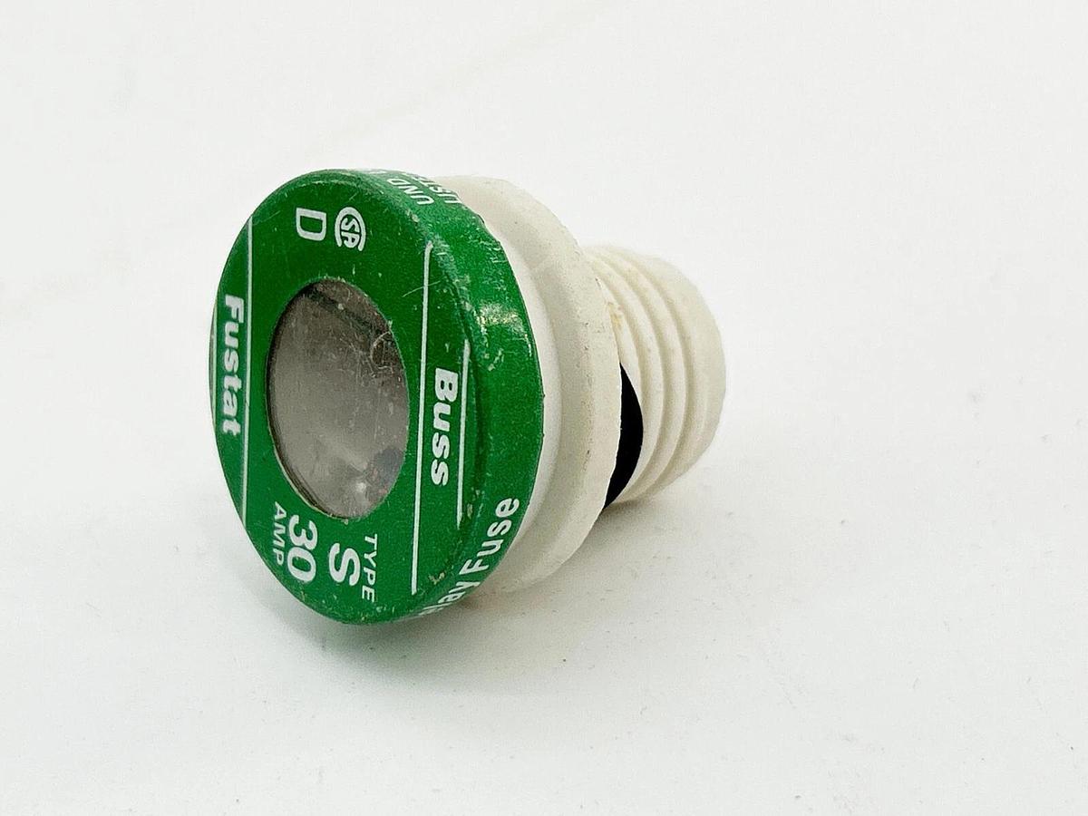 New Lot of 4 Bussmann S-30 Dual Element Time Delay Fuse 30A 125Vac