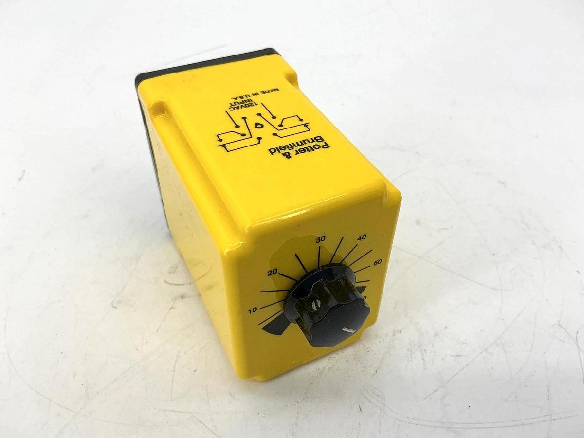 New Potter & Brumfield CDB-38-70004 Time Delay Relay 0.6-60sec 8-Pin 10A 240VAC