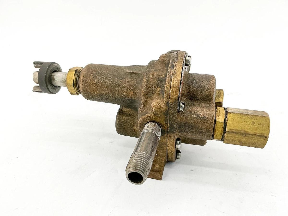 Used Dayton Teel 1P777 Bronze Rotary Gear Pump