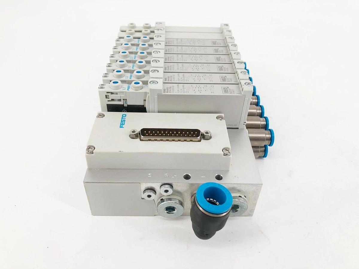 New Festo VTUG-14-MSDR-S8-B1T-25V20-Q12LA-UR-Q8S-6JLL Valve 595576 - No Box