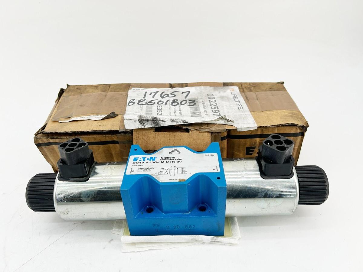 New Eaton Vickers DG4V 5 33CJ M U H6 20 Directional Solenoid Valve 24VDC