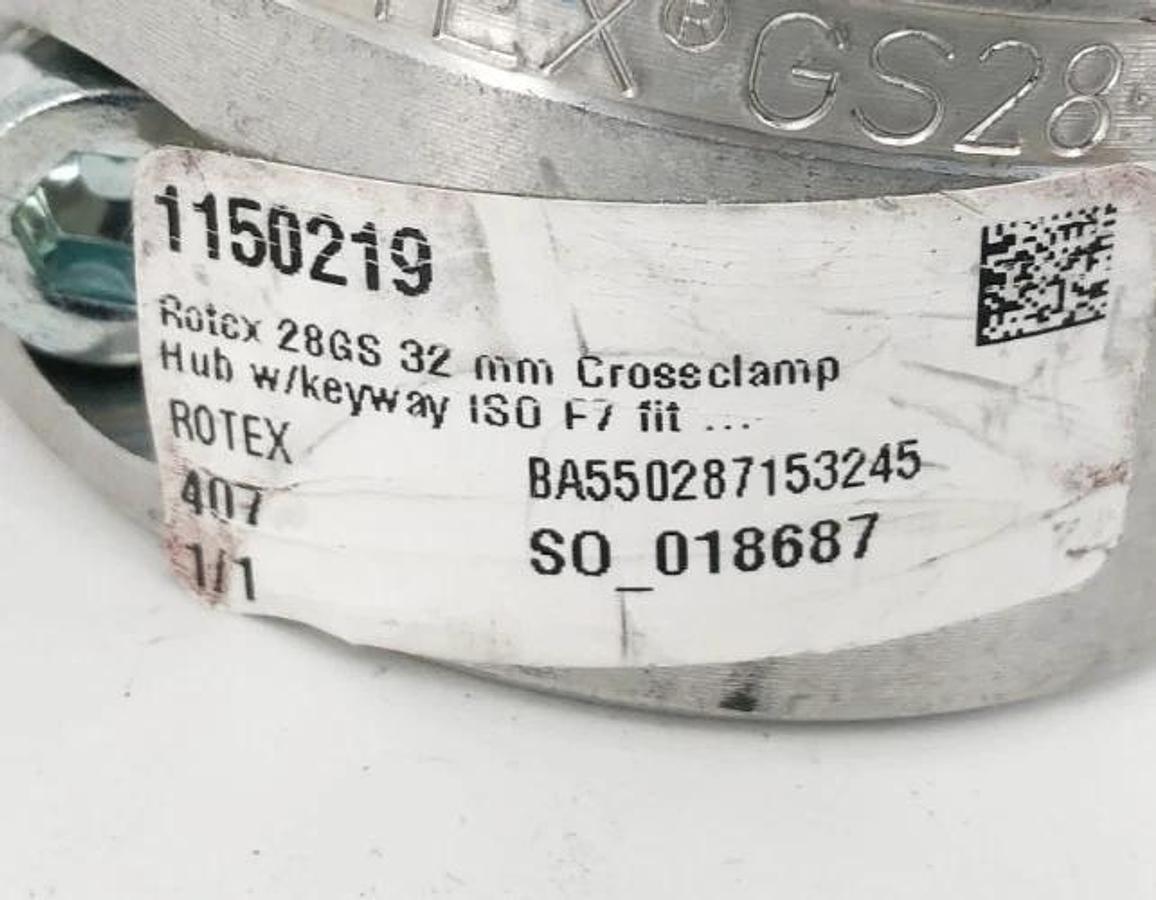 New KTR Rotex GS28 Jaw Coupling 32mm Bore - No Box