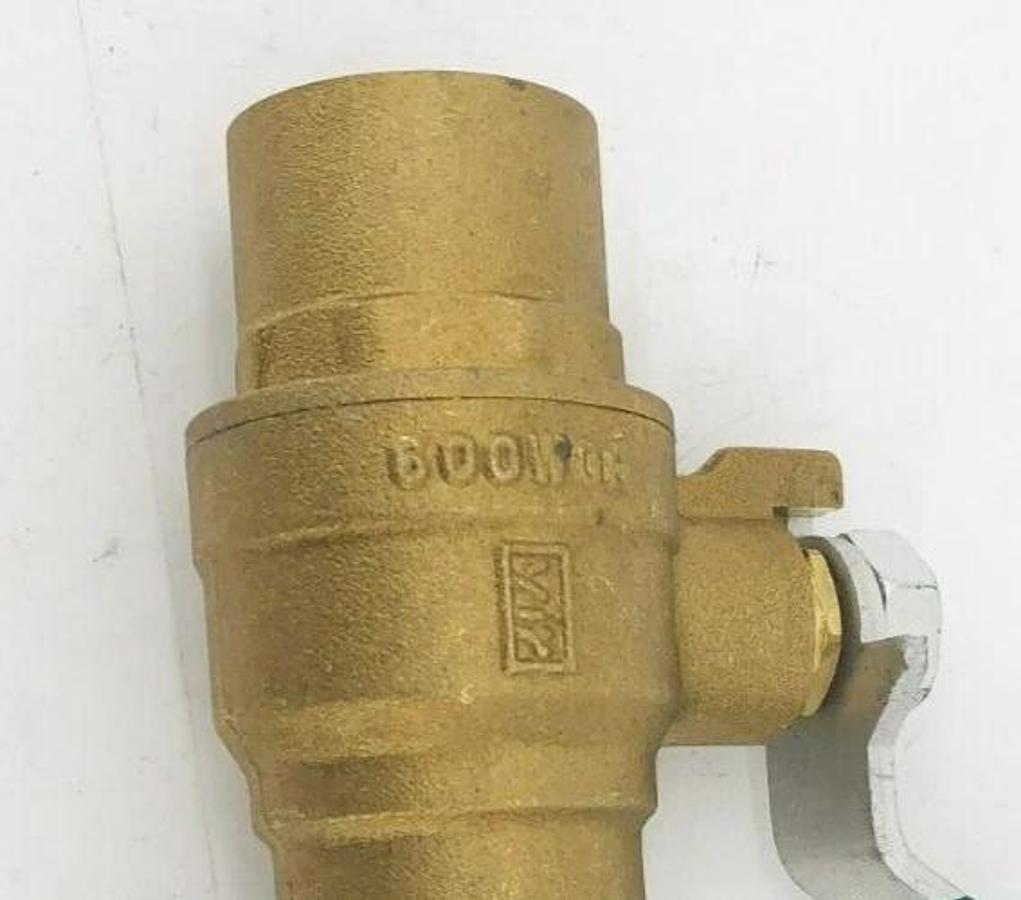 New RWV 5595AB 1" Brass Ball Valve 600 WOG 150 WSP