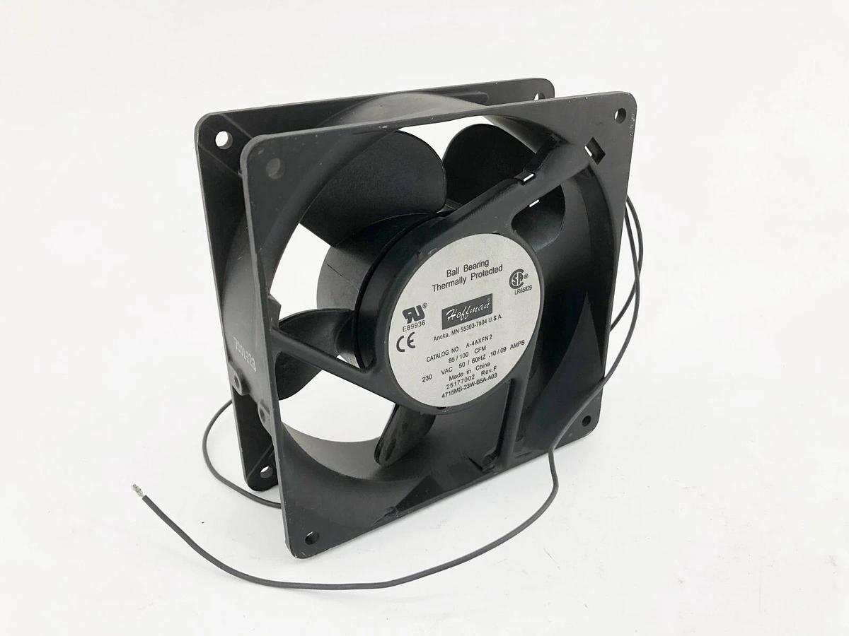 New Hoffman A-4AXFN2 Cooling Fan 85/100 CFM 230VAC Thermally Protected - No Box