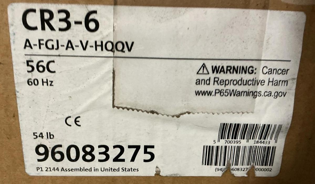 New Grundfos CR3-6-A-FGJ-A-V-HQQV 96083275 Multistage Centrifugal Pump End 56C