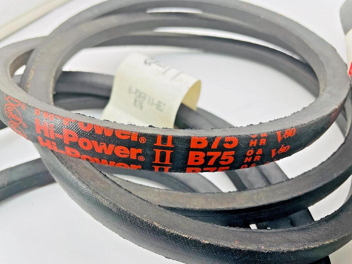Lot of 9 New Gates Hi-Power V-Belt Various Sizes A68 A80 A90 B66 B75 B81 B105