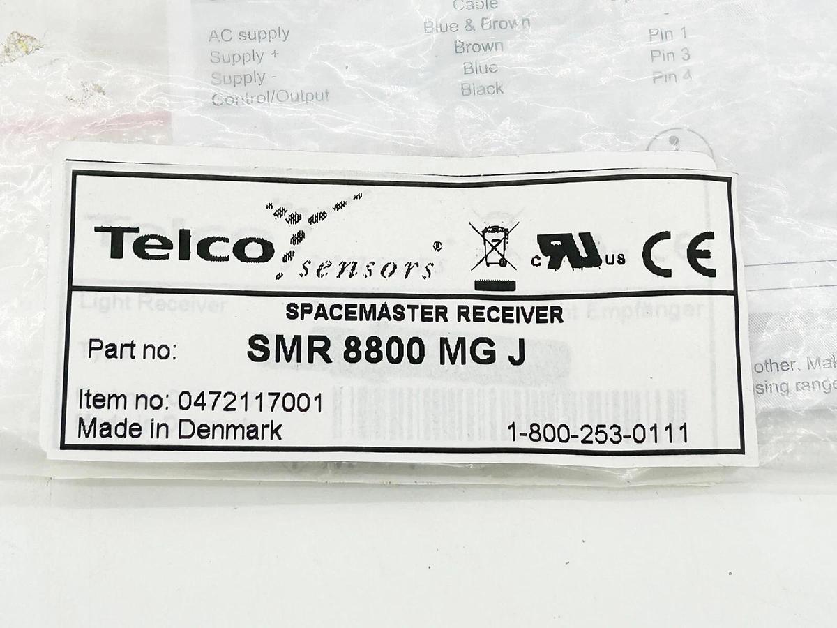 New Telco SMR-8800-MG-J Spacemaster Receiver Sensor 20-250Vac 15-200Ma