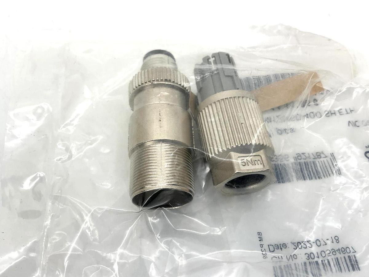 New Phoenix Contact SACC-M12MSD-4QO-SH-ETH Data Connector 4-Pin 1411066