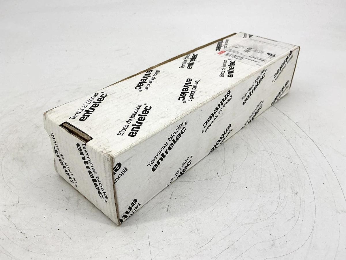 Box of 33 New ABB Entrelec 1SNA105031R1400 Terminal Block Black 10AWG 30A 600V