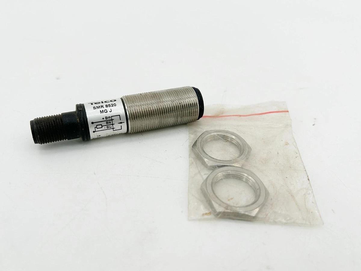 Used Telco SMR8520MGJ Proximity Switch Receiver 4P 10-30VDC 120mA