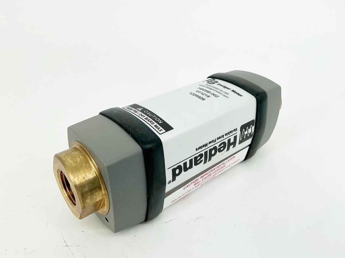New Hedland H605B-002 Flow Meter .02-2GPM 3500PSI 241Bar 1/2NPT