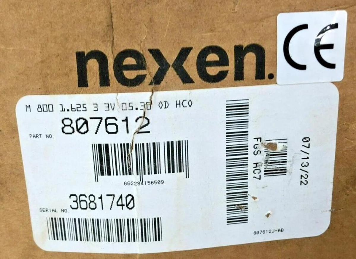 New Nexen 807612 Shaft Mounted Friction Clutch M-800 1.625 3-3V 05.30 OD HCO