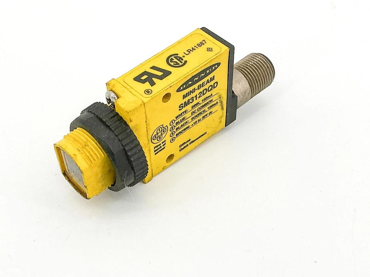 Used Banner SM312DQD Mini-Beam Photoelectric Sensor 10-30VDC