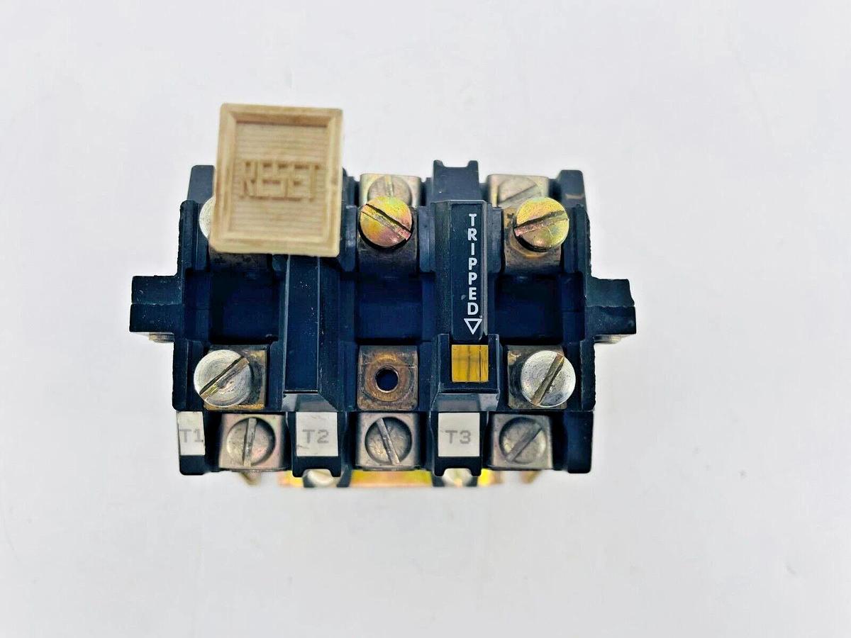 Used Allen Bradley 592-B0V16 Overload Relay 3P 120/600V NEMA A600 Open Type