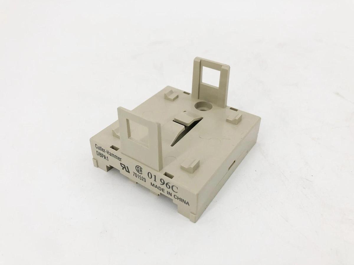 Lot of 2 New Cutler-Hammer D8PA1 Relay Socket DIN Rail Adapters