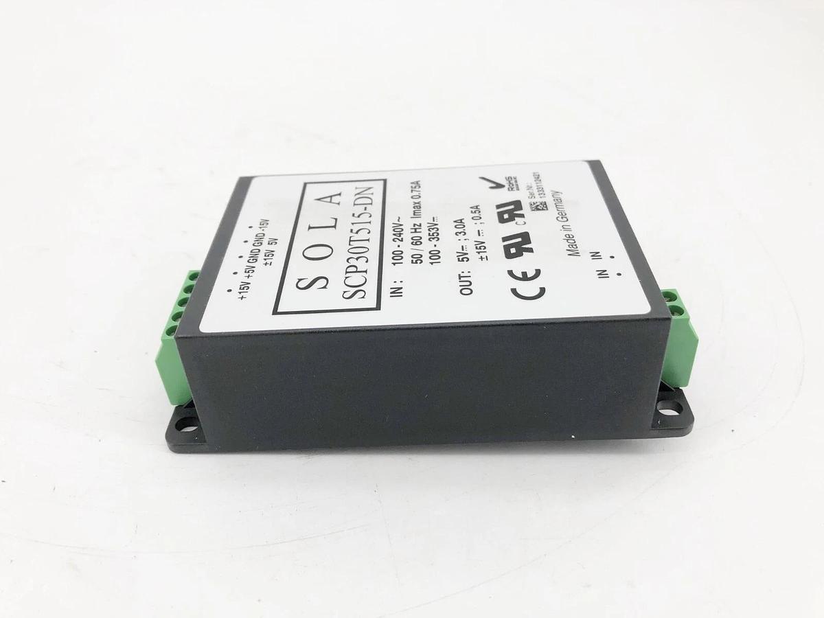 New Sola SCP30 T515-DN Power Supply 100-240V 50/60Hz 100-353V 5V 3A Output