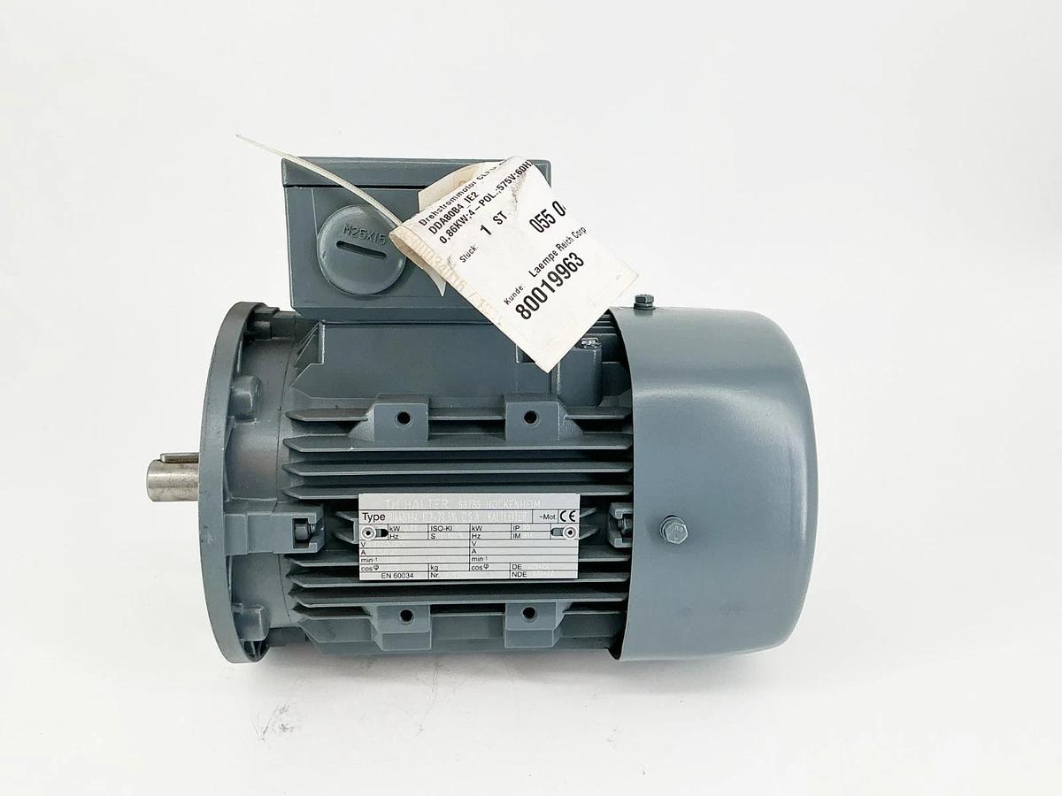 DDA80B4 IE2-79.6% C.S.A TH Halter Electric Motor 68766 0.86kW - No Box