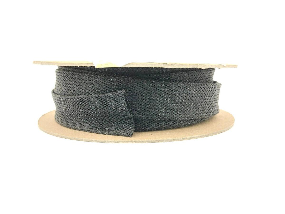 New Waytek 20304K Braided Insulation Sleeve 50FT., 31.8mm, 1/-1/4" Black