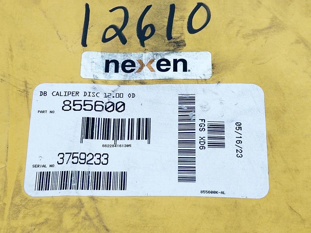 New Nexen 855600 DB Caliper Disc 12" OD