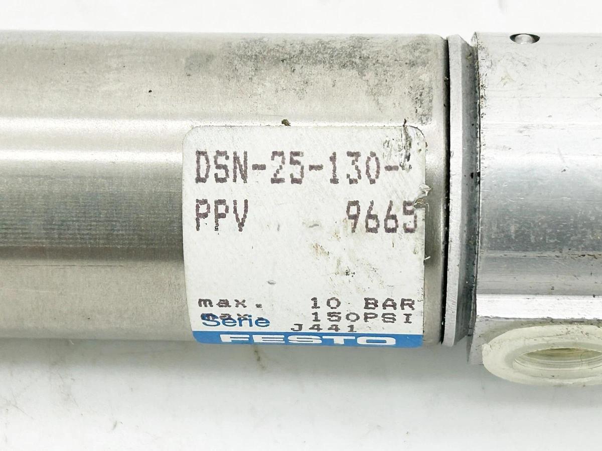 New Festo DSN-25-130-PPV Pneumatic Cylinder 10 Bar 150PSI 9665