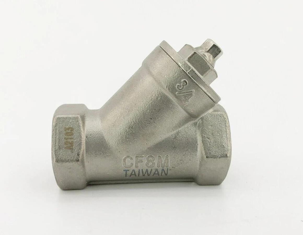 New CF8M 3/4 600WOG Y Valve