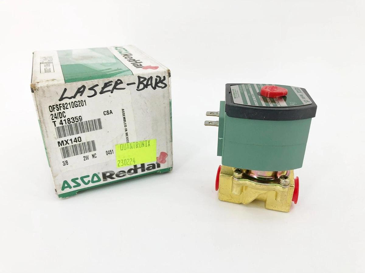New Asco OFSF8210G201 24VDC Solenoid Valve 3/8" Pipe 5-150PSI