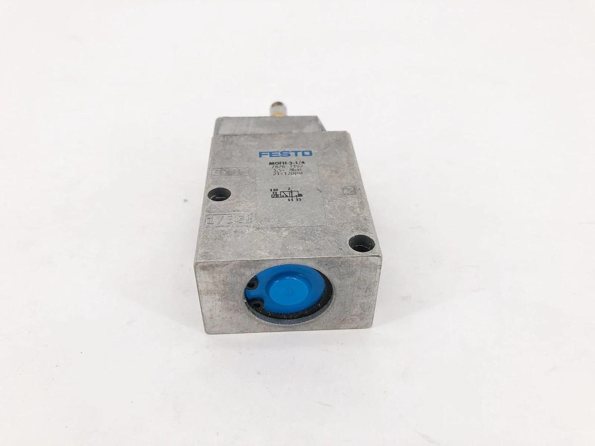 New Festo MOFH-3-1/4 Solenoid Valve 2-Pos. 3-Way 120psi 1/4"NPT 7876