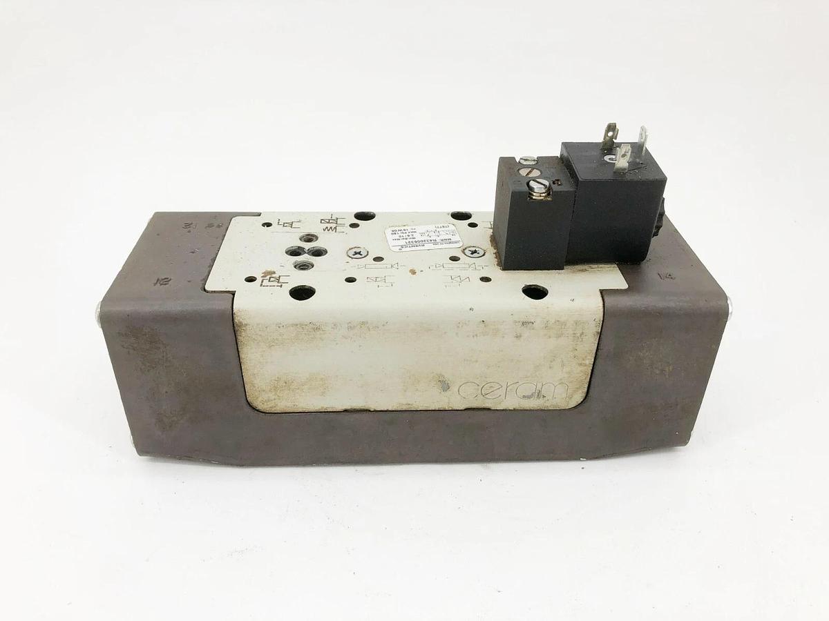 Used Aventics R432006321 Pneumatic Directional Valve 5-Way 150psi Size 4 120VAC