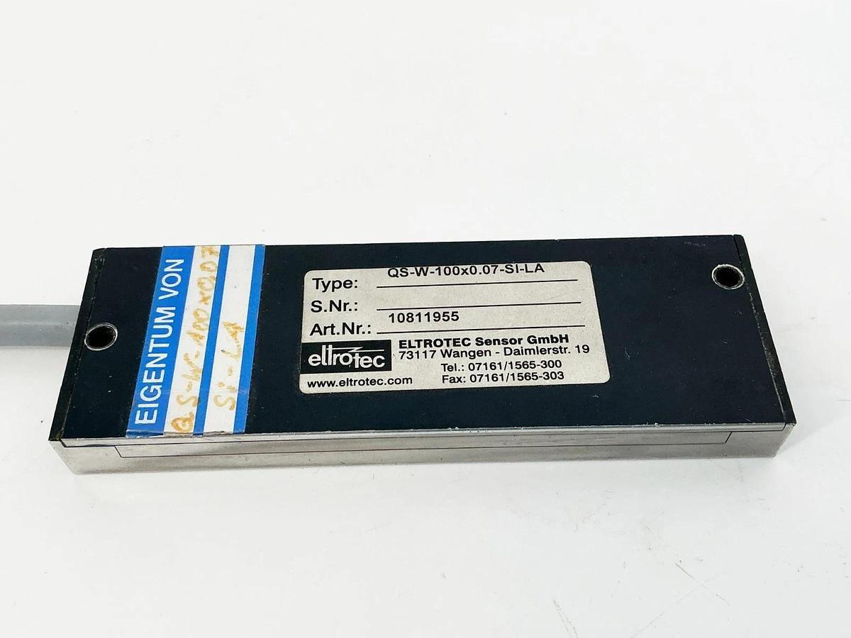 New Eltrotec QS-W-100X0.07-SI-LA Optical Sensor 10811955 - No Box