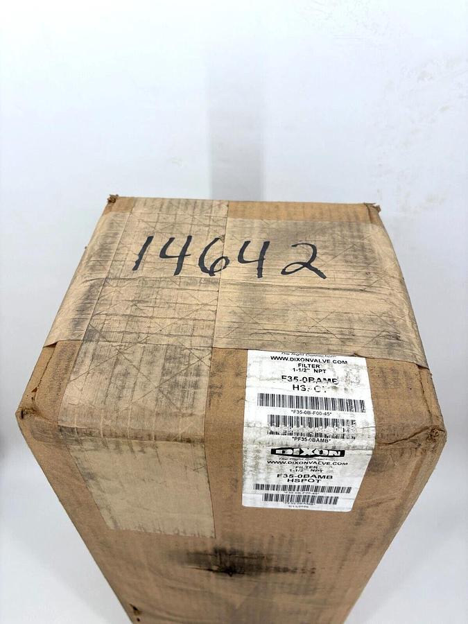 Used New Dixon F35-0BAMB Wilkerson FRL Jumbo Airline Filter 1-1/2" NPT 150PSIG Max