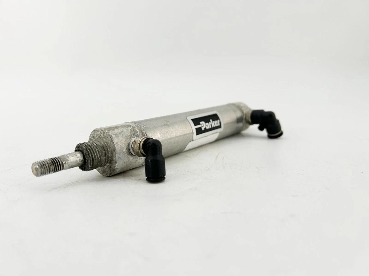 Used Parker 1.06DXPSR03.00 Pneumatic Cylinder 250PSI 3" Stroke 1-1/16" Bore