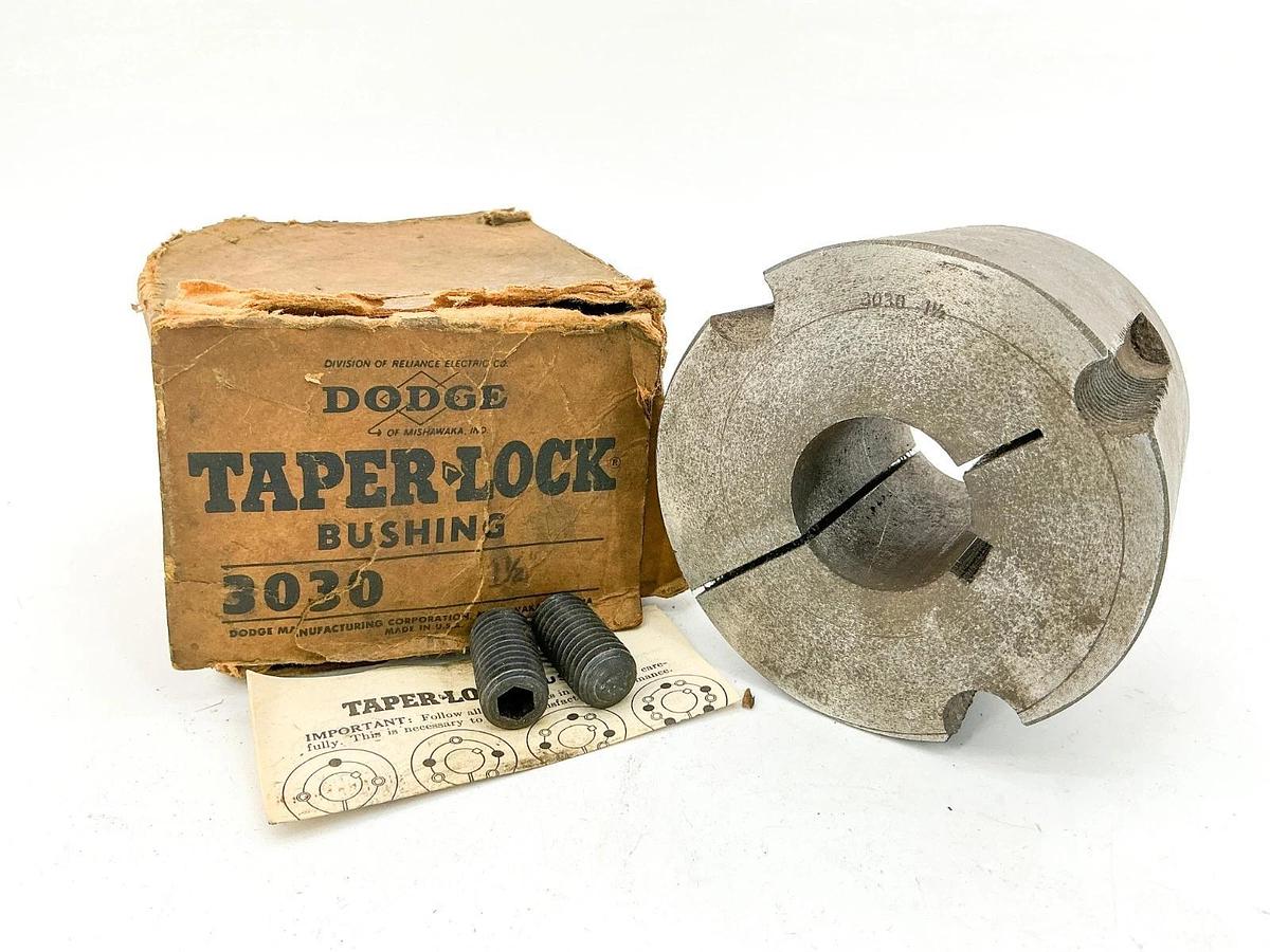 New Dodge 3030-1-1/2 Tapper Lock Bushing 1-1/2" Bore