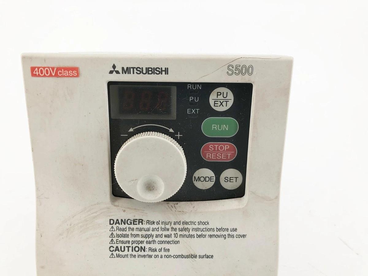 Used Mitsubishi FR-S540-1.5K-EC Inverter Drive 1.5kW 380/480VAC S500