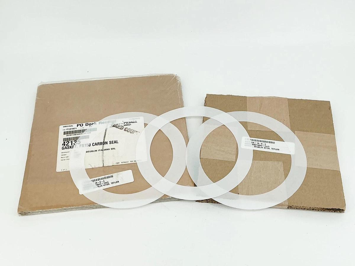 New Lot of 3 Deublin 42135 Teflon Gasket