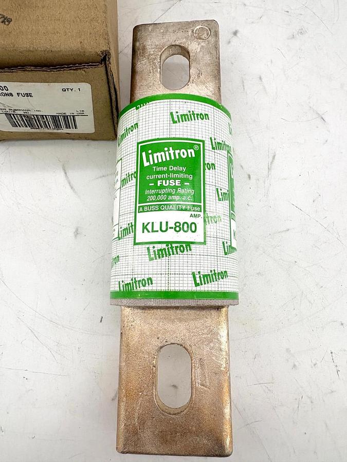 New Cooper Bussmann KLU-800 Limitron Fuse 800A 600VAC