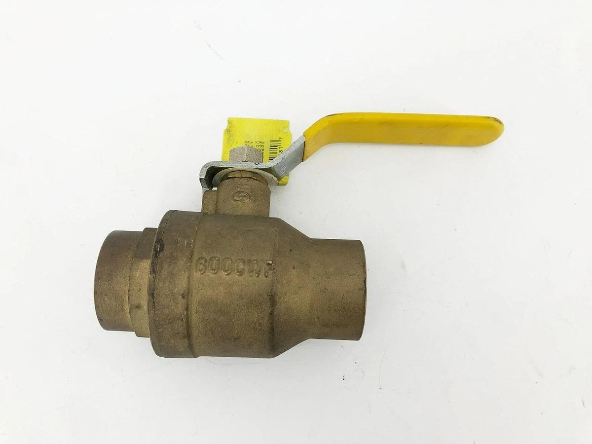 New Apollo 94A-206-01 Ball Valve 1-1/4" 600PSI CWP Brass
