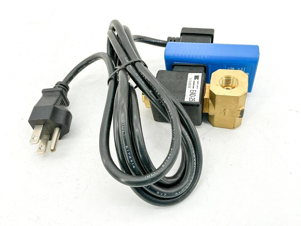 New Midwest Control EAD-25 Solenoid Valve 115V 1/4"NPT 230PSI 13W