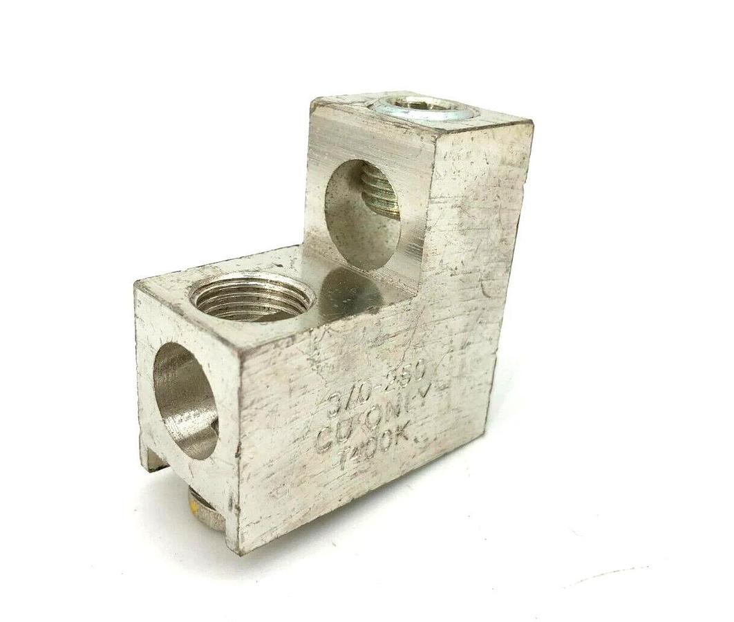New CMC CD-252 Copper K Frame Lug Terminal, 3/0-250 T400 CU (Missing Hardware)
