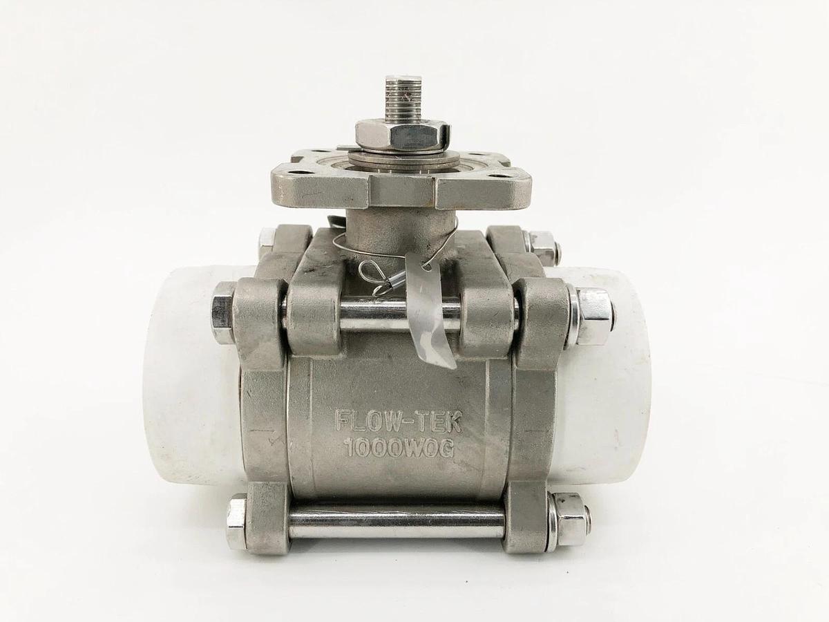 New Flow-Tek 140150-11000SSKR-NA Ball Valve 1-1/2" CF8M