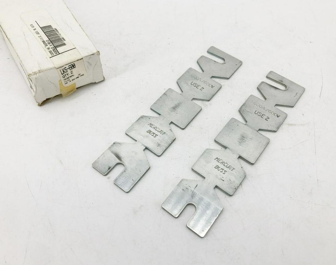 Lot of 2 New Bussmann LKS-600 Super-Lag Renewal Links 600A 600V