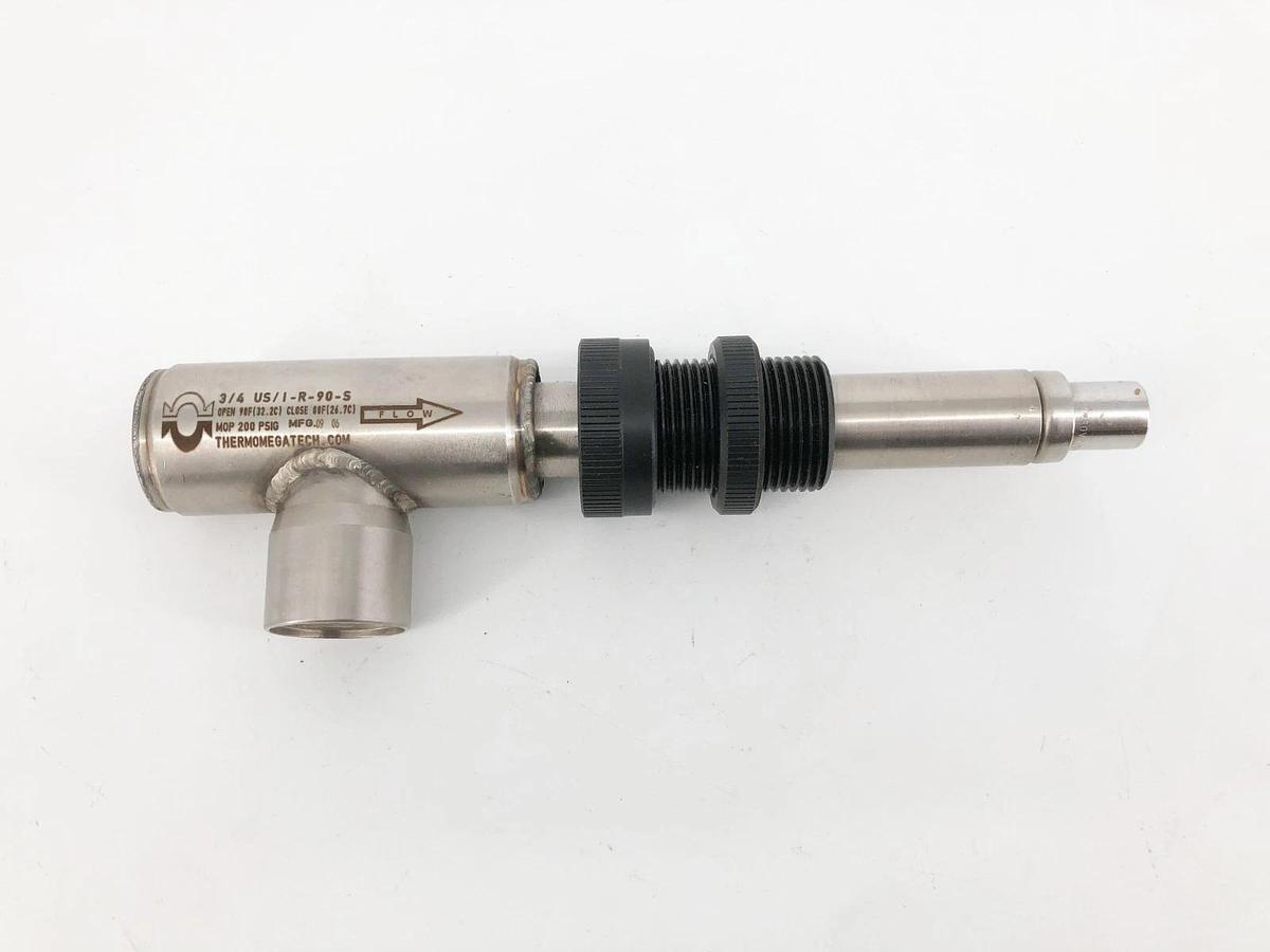 New ThermOmegaTech 3/4 US/ I-R-90-S Valve Open 90F Close 80F 200psig No Box