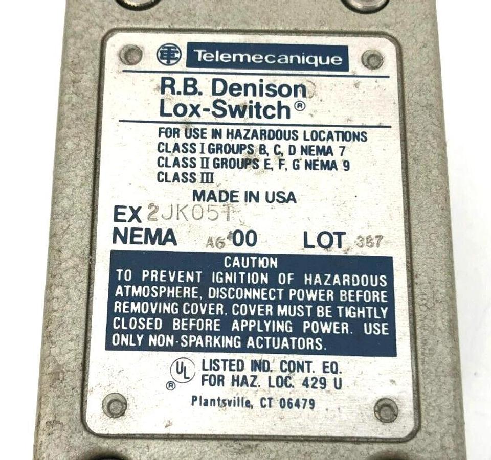 New Telemecanique EX2JK05T Limit Switch NEMA A600