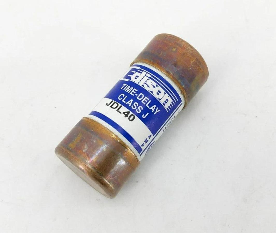 New Edison JDL40 Time Delay Fuses 40A 600VAC Class J
