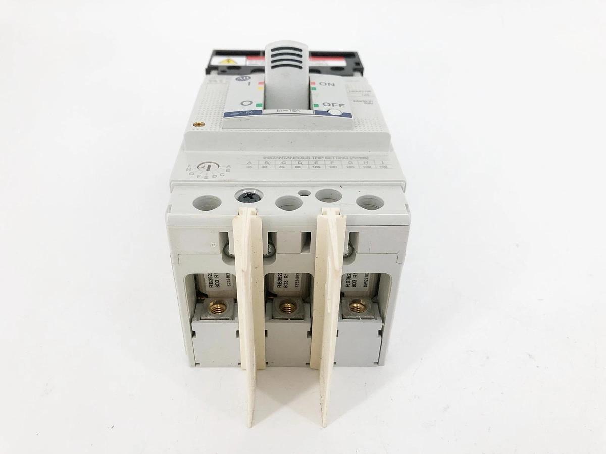 New Allen Bradley 140MG-G8P-C15 Circuit Breaker 15A 3P 480V-600Y/347V - No Box