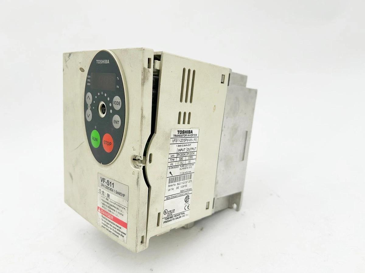 Used Toshiba VFS11-2015PM-WN AC Drive 2HP 230V 50/60Hz - Parts Only