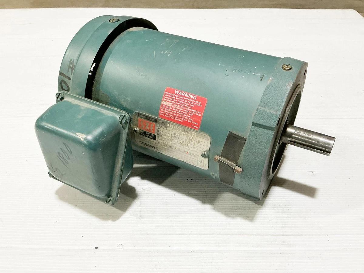 Used Reliance P14X3254M-VQ Electric Motor 1.5HP 460V 4.2A 1730RPM 3PH FC145TC