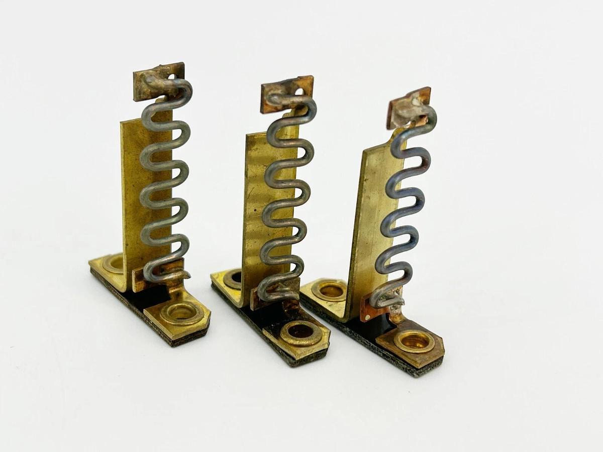 New Lot of 3 Eaton FH34 Thermal Overload Heater Element Relay- No Box